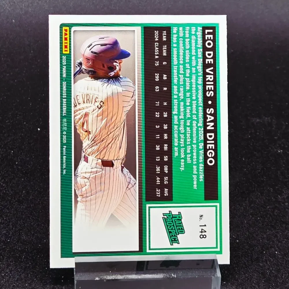 Leo De Vries Liberty Crusade Cracked Ice RC Athletics Top Prospect